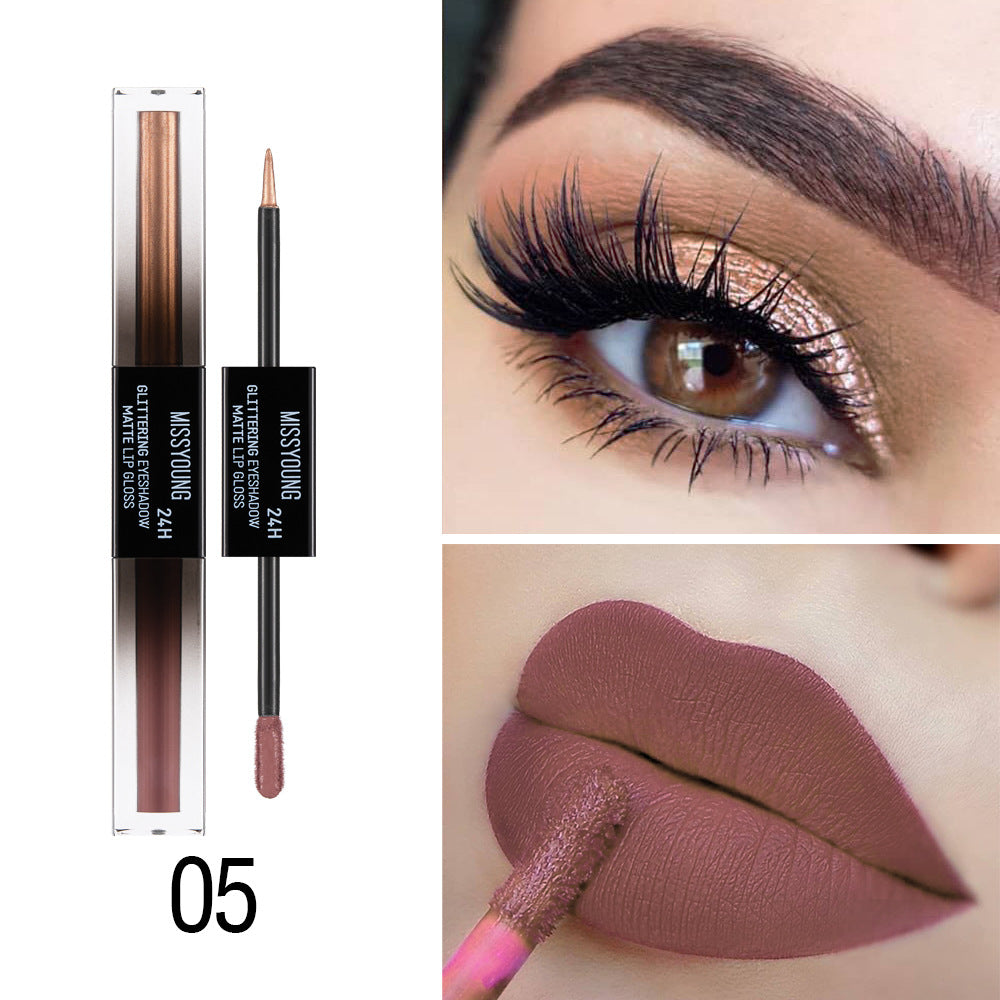 MISSYOUNG Double-ended Monochrome Eye Shadow And Lip Gloss